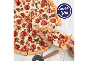 Pepperoni, Sausage & Mushroom Pizza